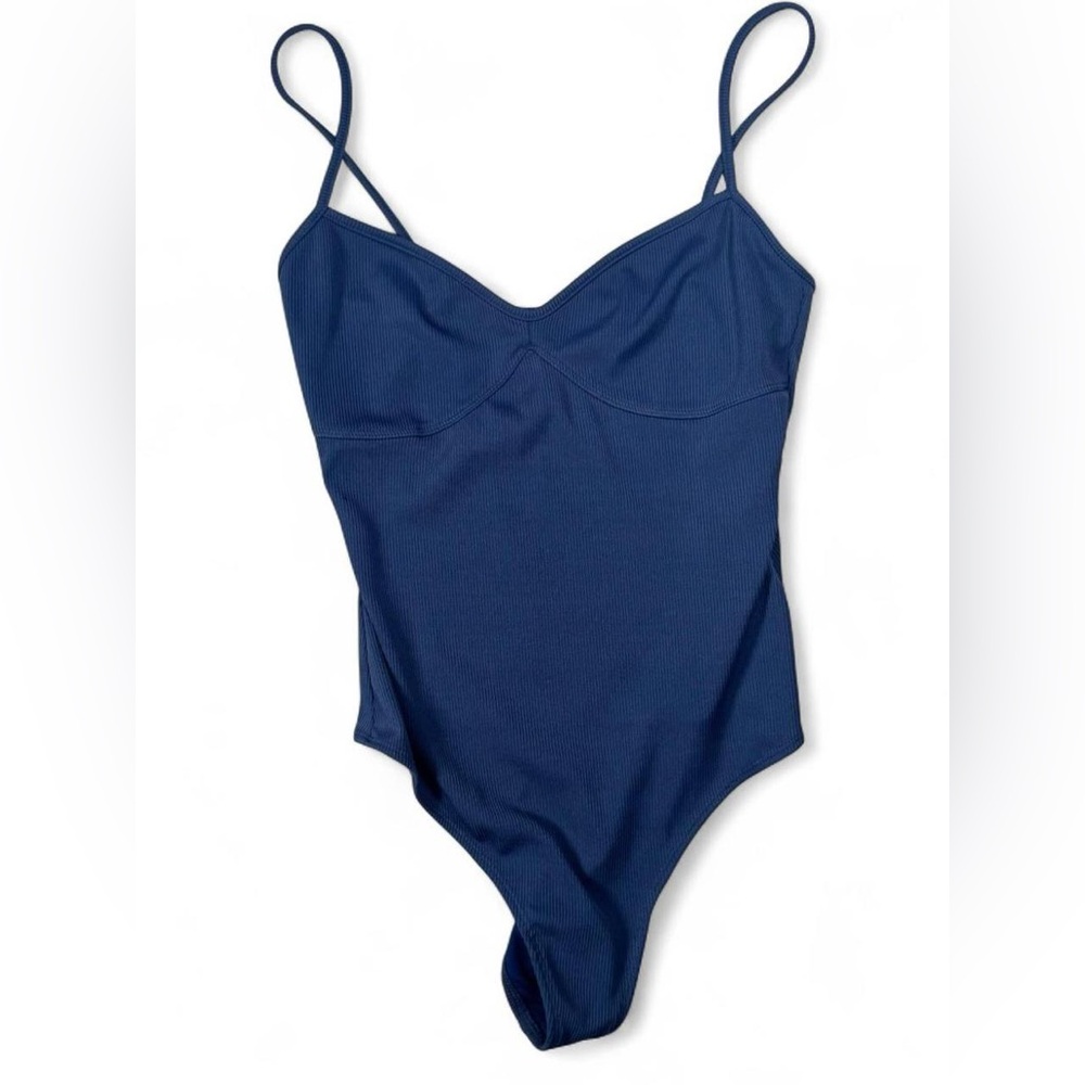 Privacy Please Bodysuit in Steel‎ Blue S